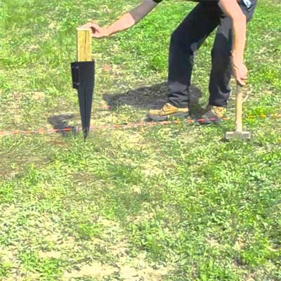 install fence post without concrete