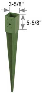 Speedpost Stake Dimensions for Fence Post Repair